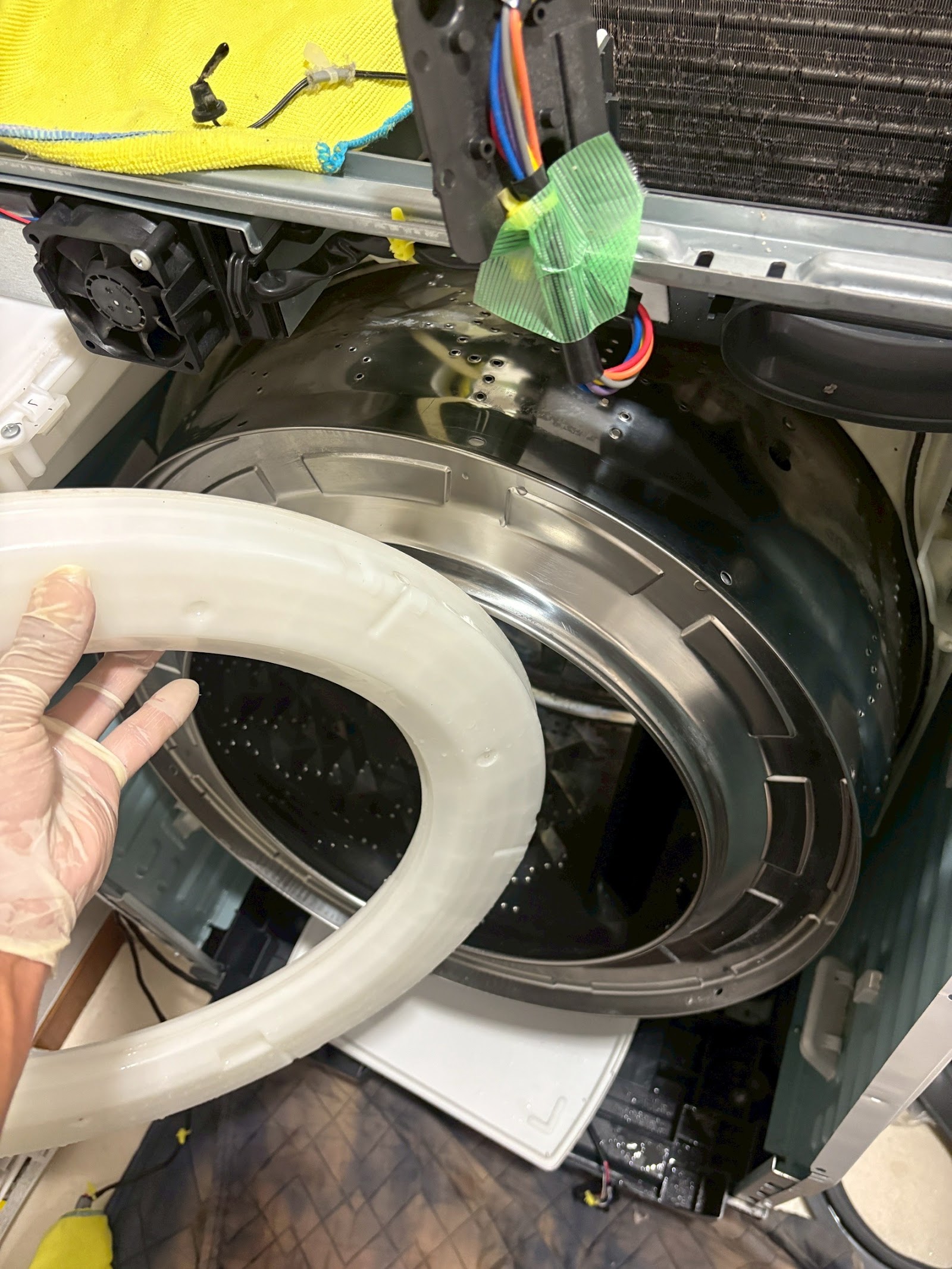 パナソニック NA-VX700BL 分解洗浄後の様子1(東京都墨田区)