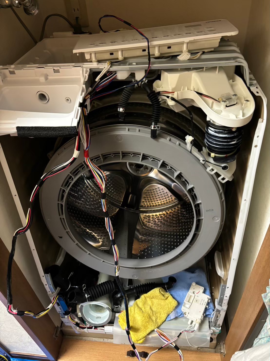 日立 BD-SV120H 分解クリーニング前の状態2(埼玉県川口市)